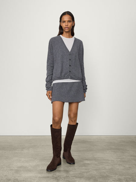 トップス MELT THE LADY basic shaggy cardigan melt the lady basic shaggy cardigan gray