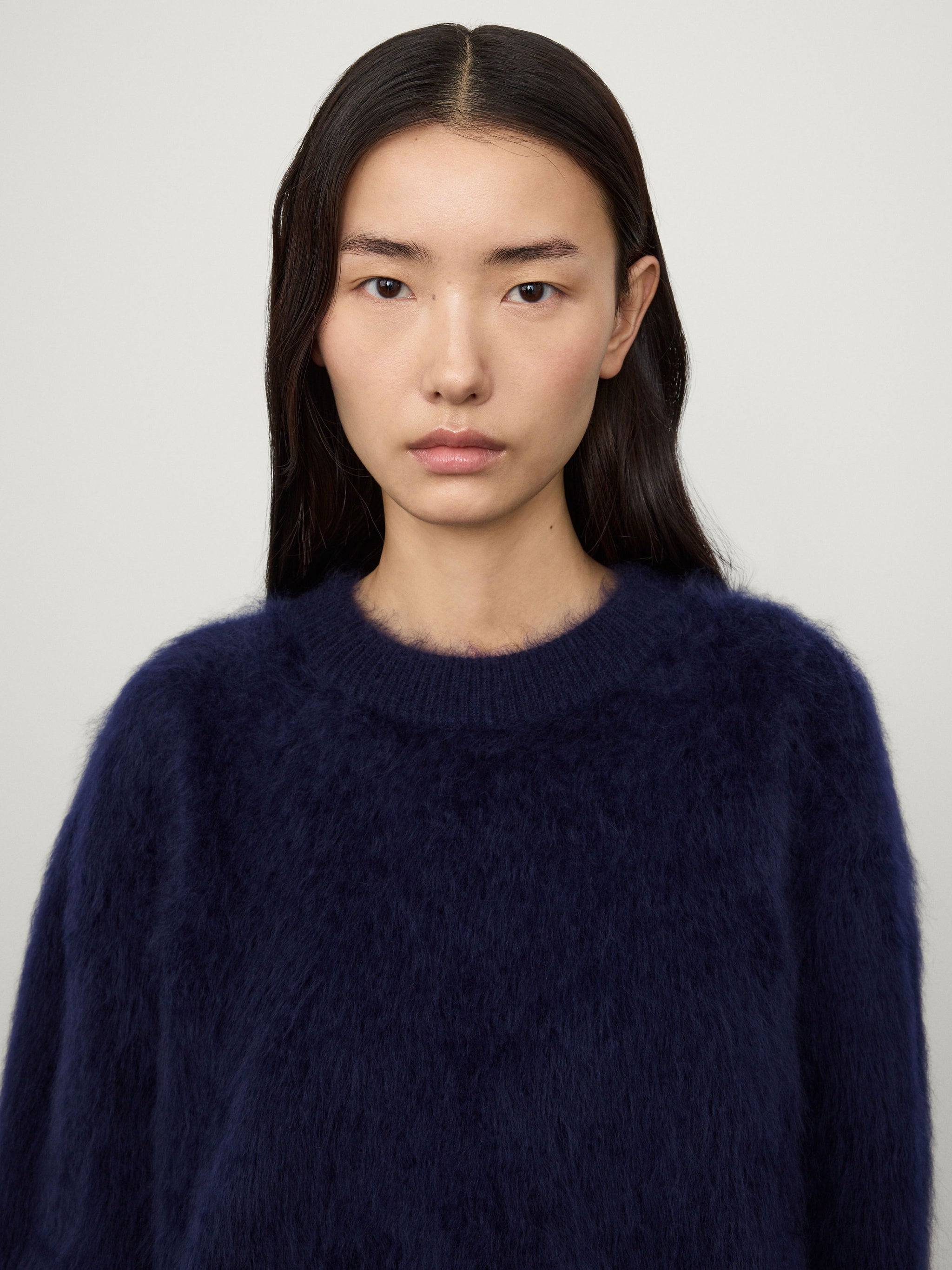 ニット/セーター yonfa loose cable sweater (navy) Your Favorite Magnolia Cable Knit Oversized Sweater | Pacsun