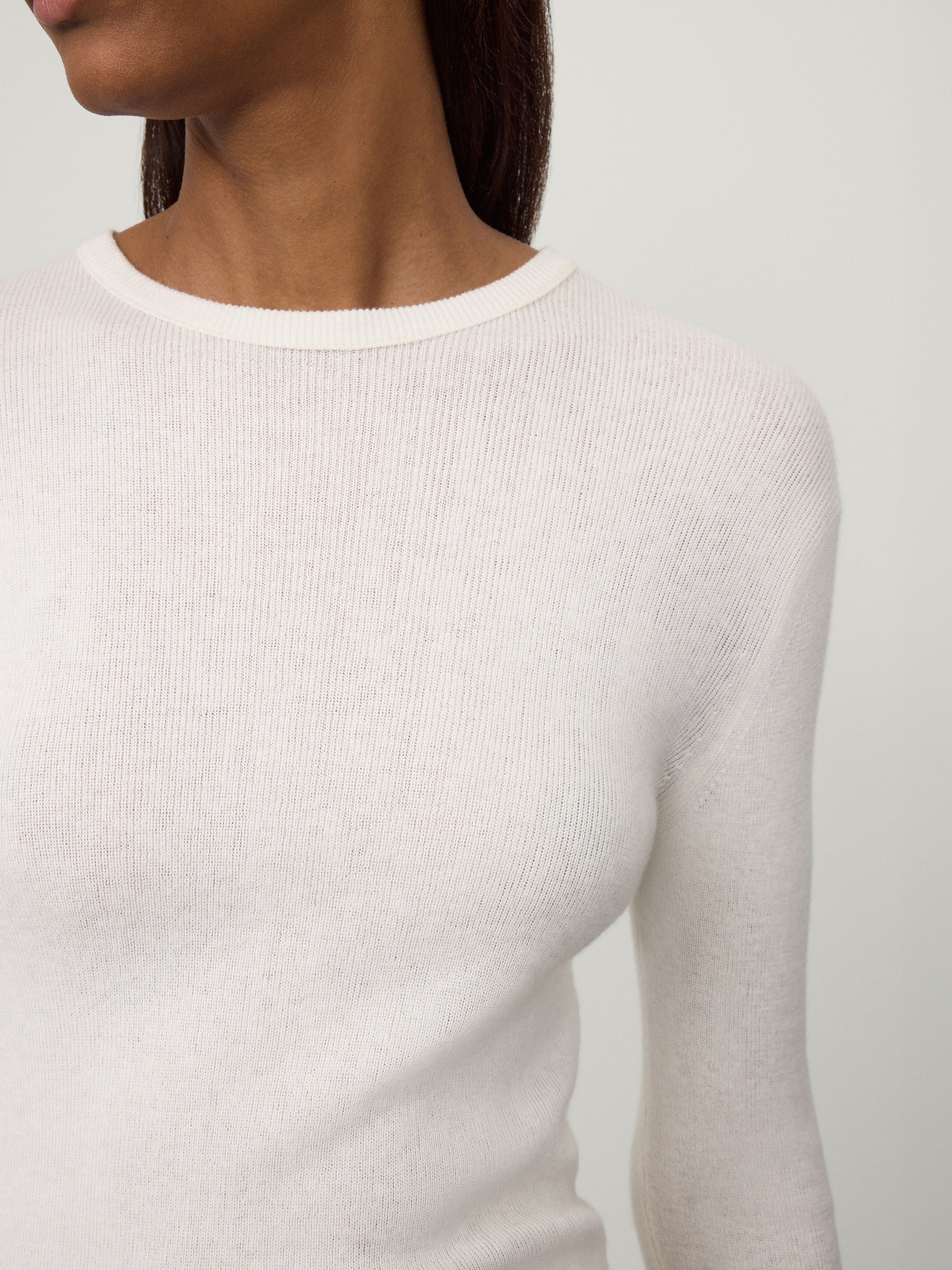 【関税込み】LISA YANG グレー Vivian 長袖トップス The Vivian Top – LISA YANG