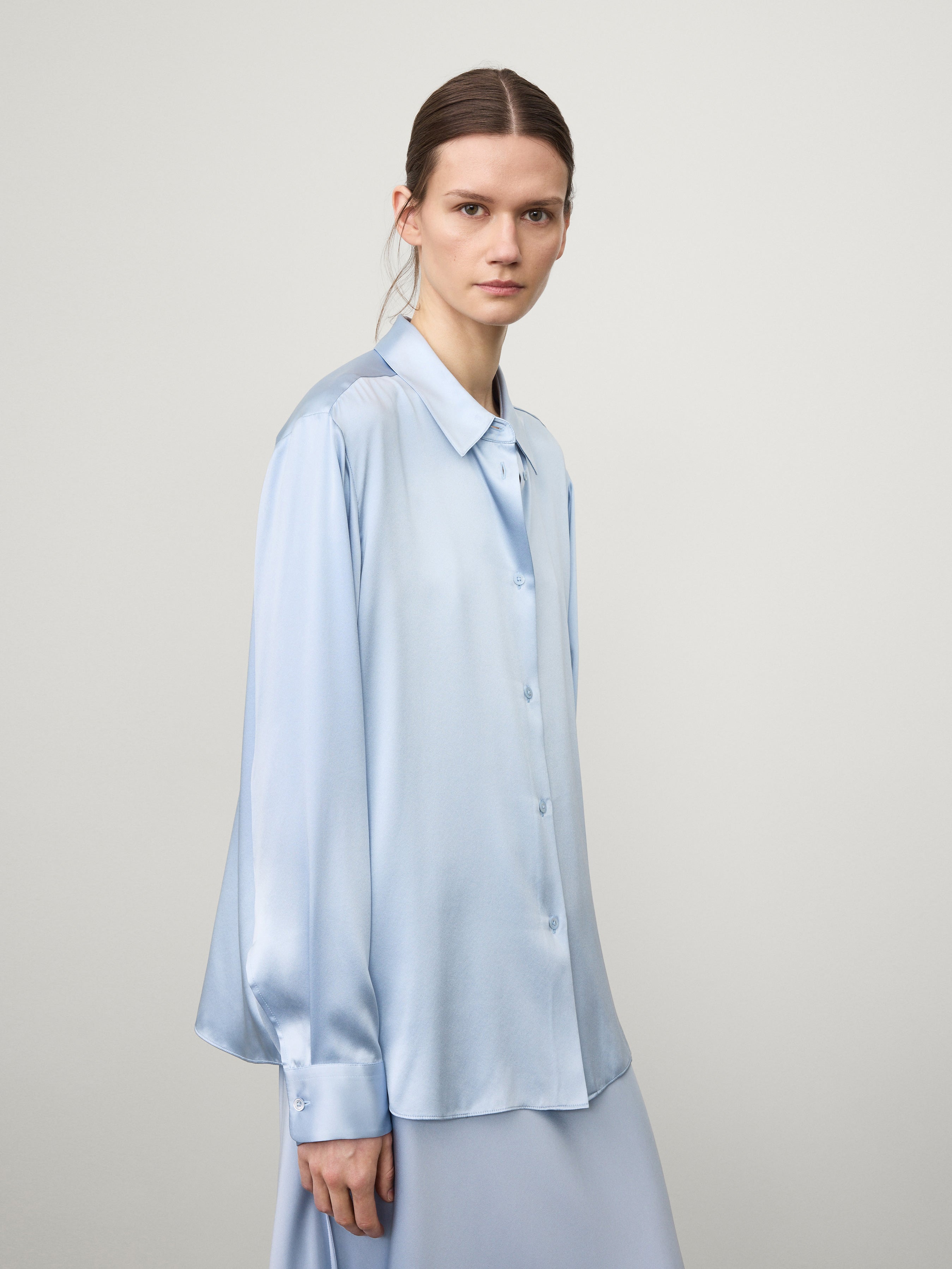 Roen シャツ silk Long Sleeved Button-Up Shirt – LISA YANG