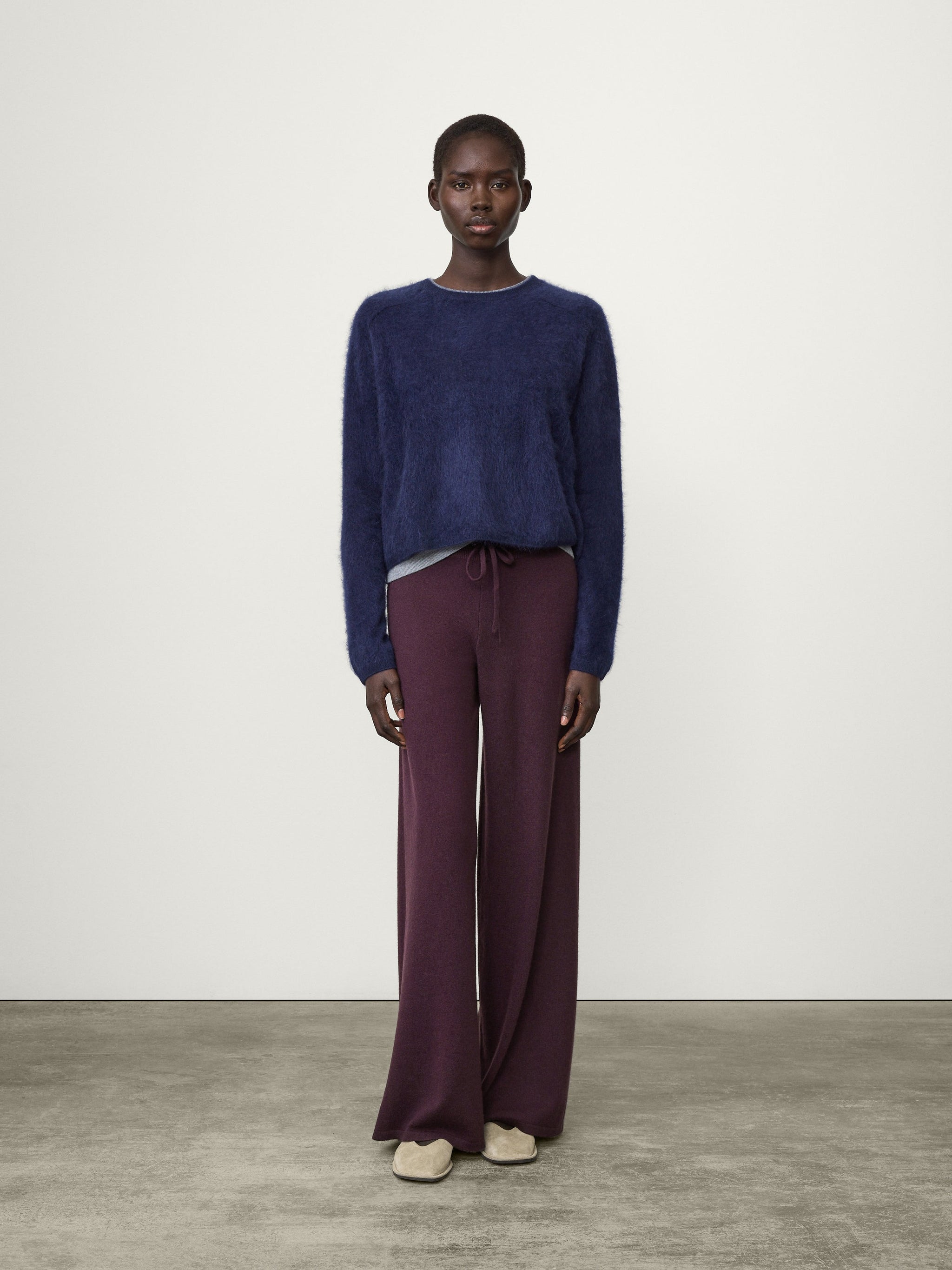 Lija リージャ　美品　US-XS 2025374_Lexia_Sweater_Navy_Bru