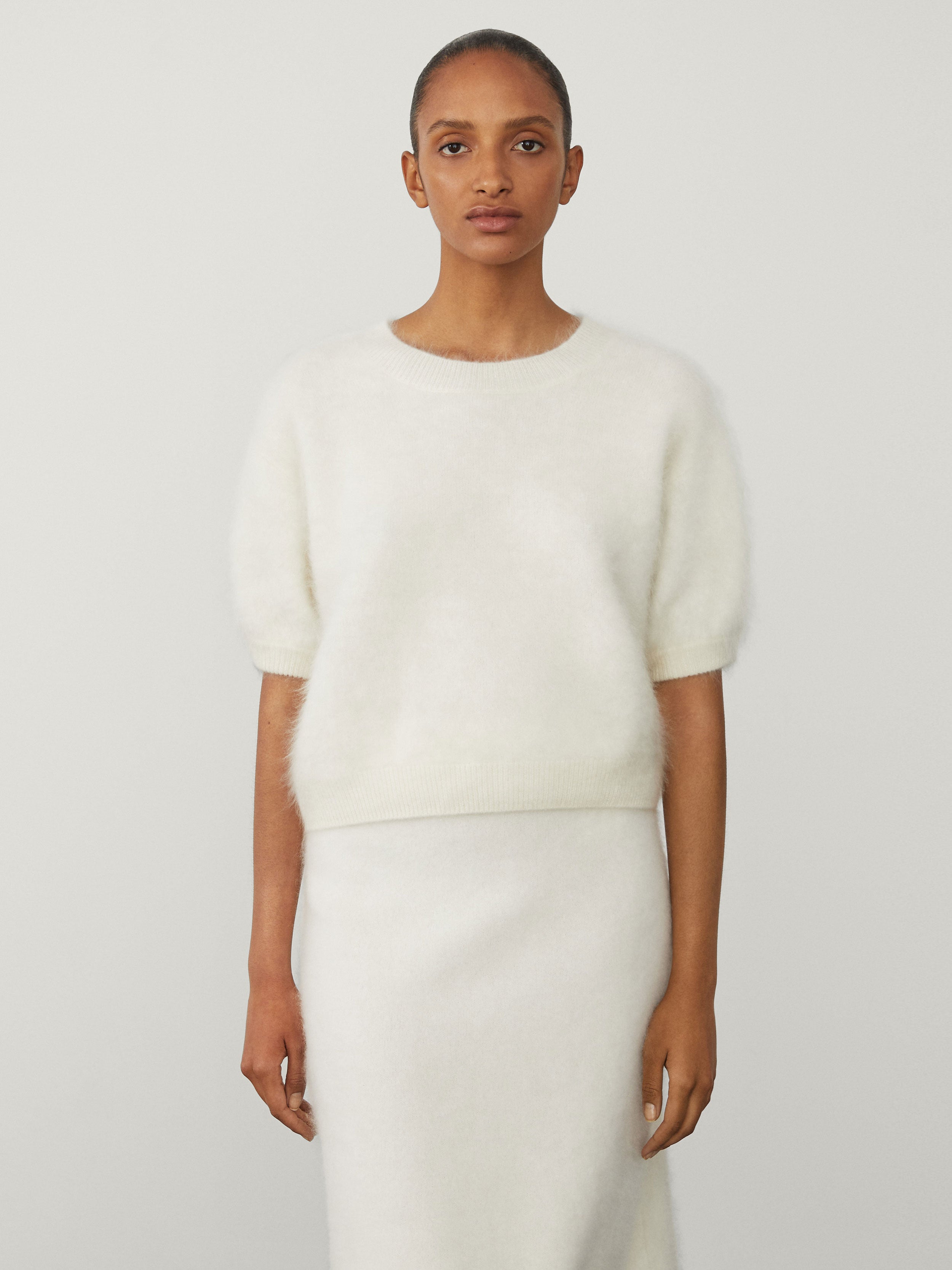 Airy Brush Knit Top