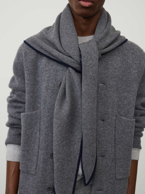 The Bandana Contrast Large Scarf