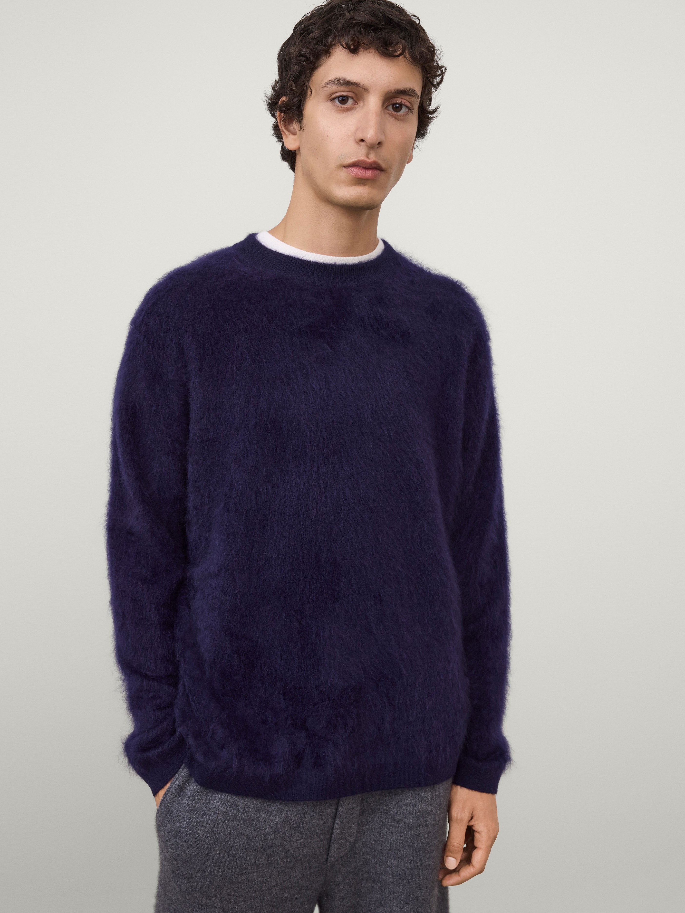 専用L'Appartement☆ Bottle Neck Mohair KNIT ssstein - 【残り一点】Super Kid Mohair Knit Loose V Neck LS