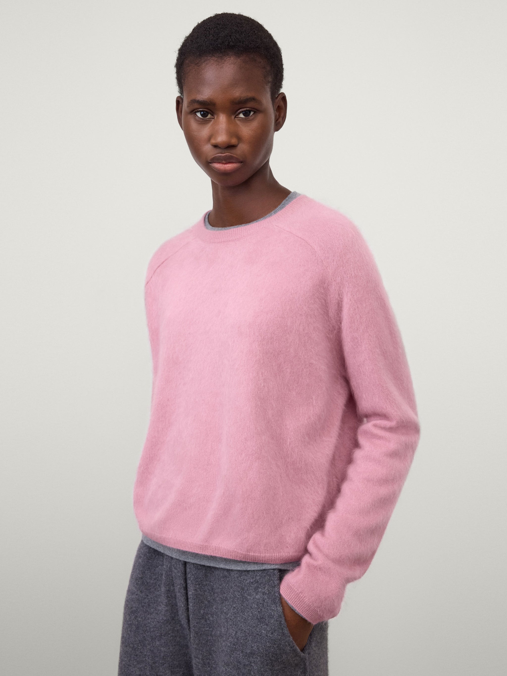 lawgy ニット sleeve removal knit lawgy（ラウジー） ニット セーター pattern rhombus volume sleeve
