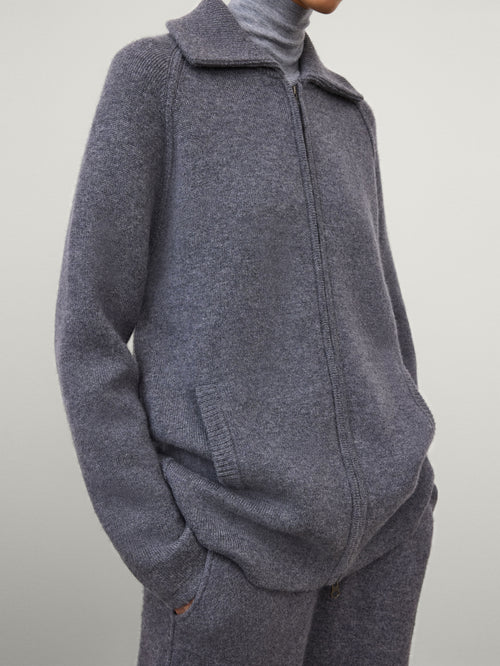 The Gardenia Zip Cardigan